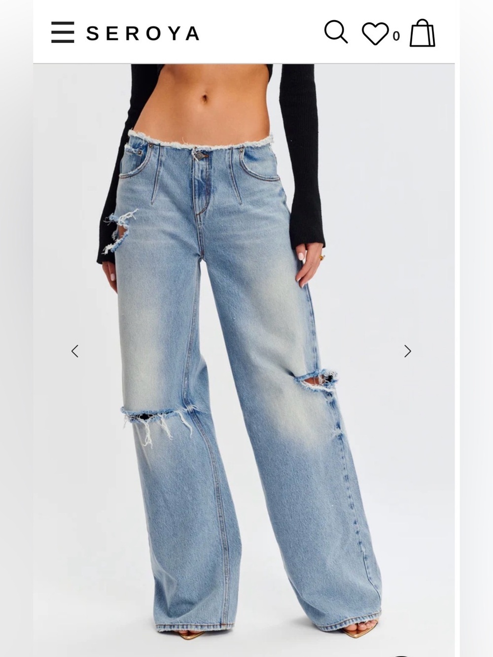 SER.O.YA ASTON WIDE LEG JEAN